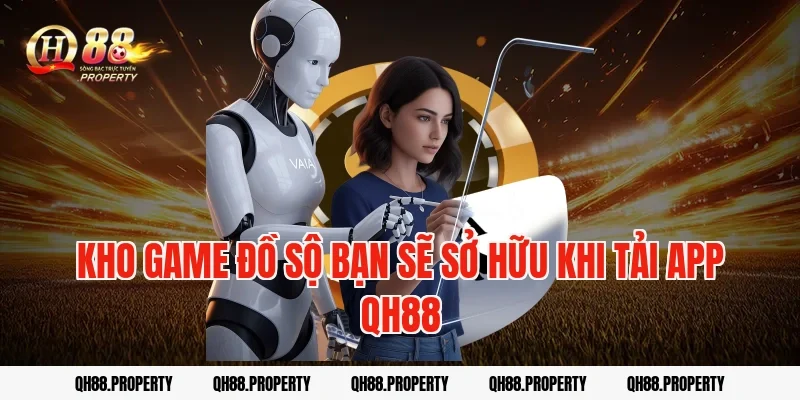 Kho game đồ sộ bạn sẽ sở hữu khi Tải App QH88